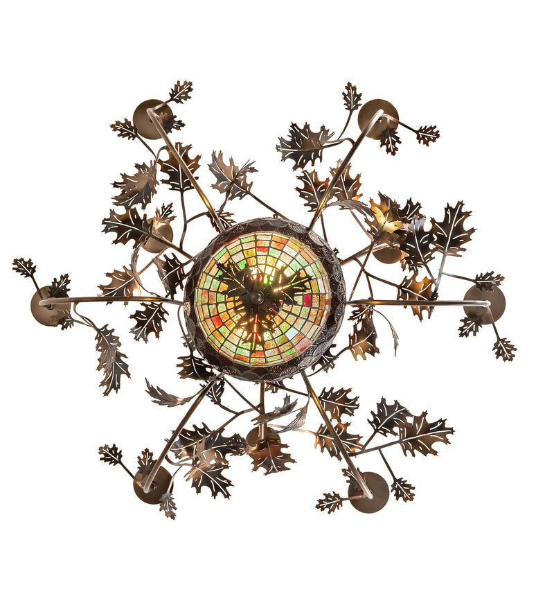 Meyda Tiffany 79860 11 Light Chandelier, Antique Copper