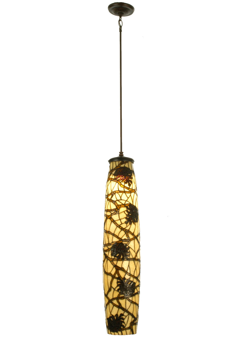 Meyda Tiffany 81066 One Light Mini Pendant, Bronze