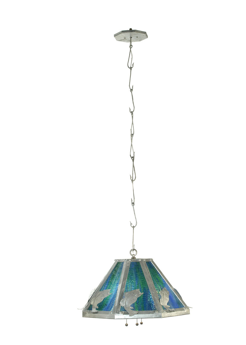 Meyda Tiffany 81111 Three Light Pendant, Sparkle Silver