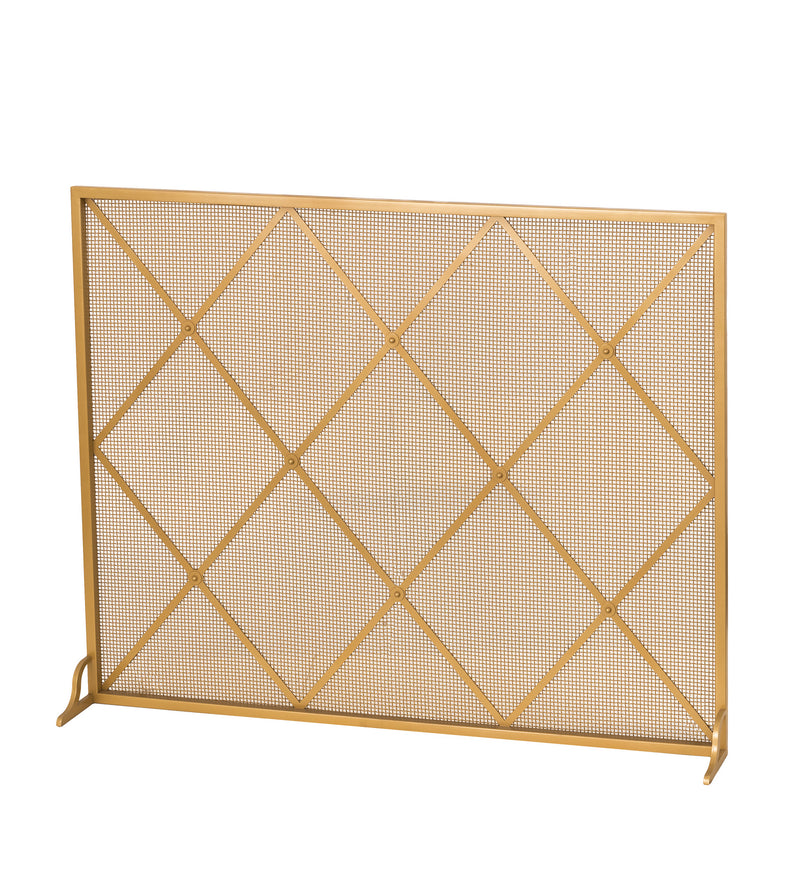Meyda Tiffany 81242 Fireplace Screen, Sahara Gold