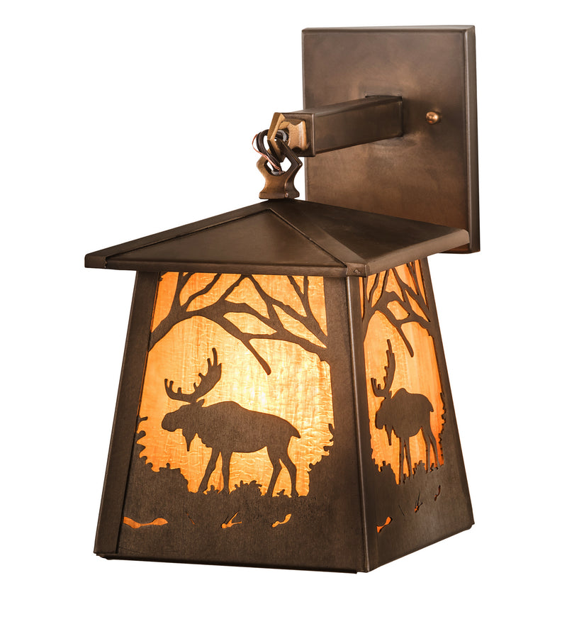 Meyda Tiffany 81342 One Light Wall Sconce, Antique Copper
