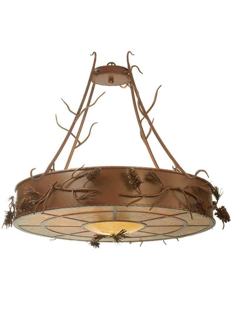 Meyda Tiffany 81788 Eight Light Pendant, Rust