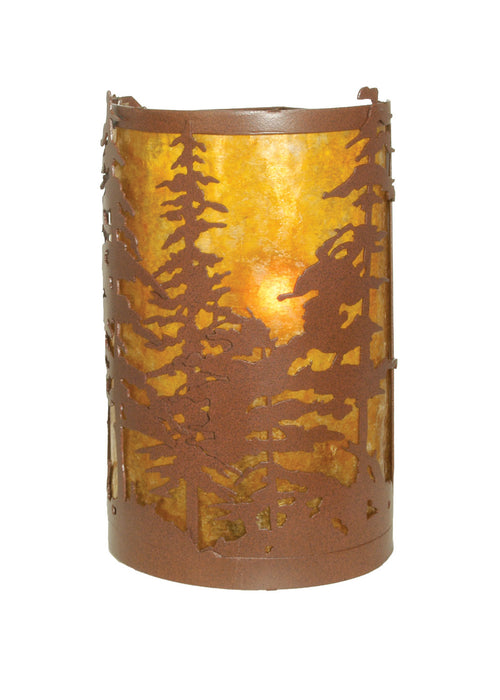 Meyda Tiffany 81808 Two Light Wall Sconce, Rust Powder Coat