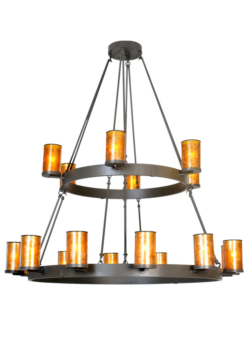 Meyda Tiffany 81894 18 Light Chandelier, Timeless Bronze
