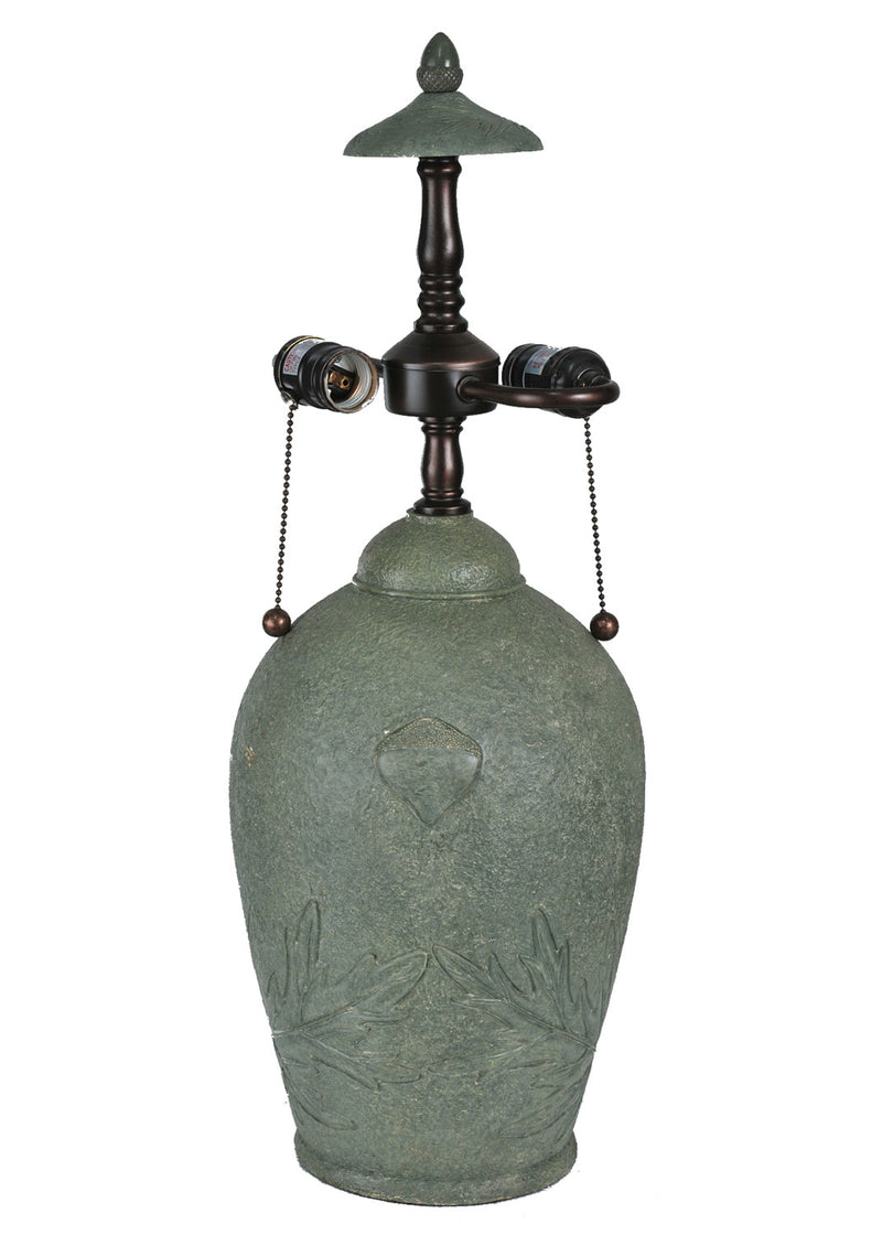 Meyda Tiffany 82198 Two Light Table Base Hardware, Field Stone