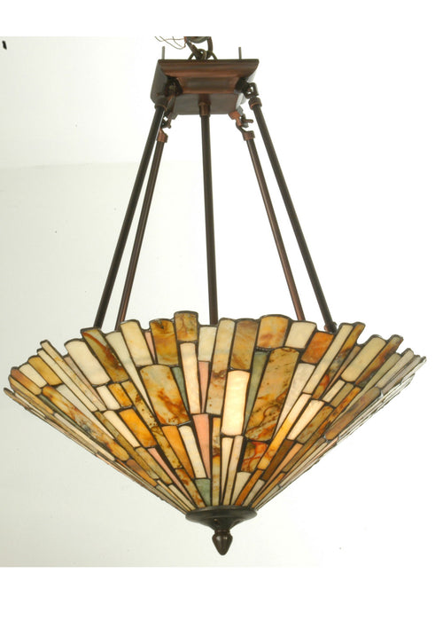 Meyda Tiffany 82749 Four Light Semi-Flushmount, Baj Haj