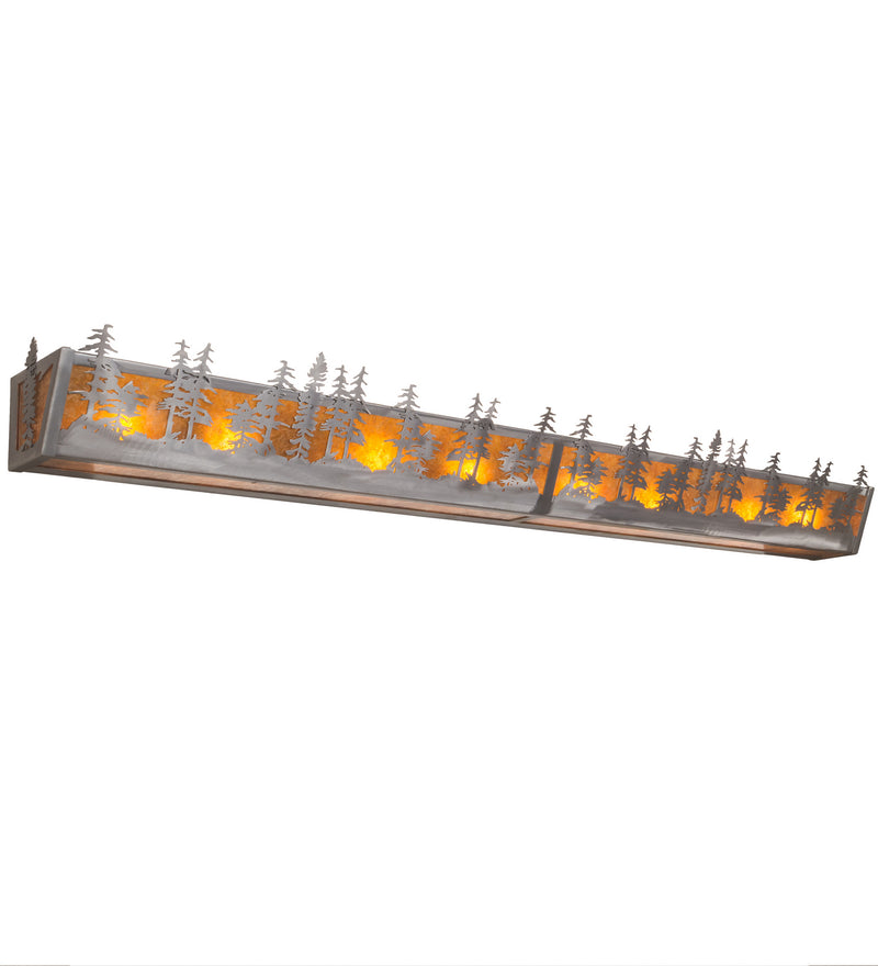 Meyda Tiffany 98214 Eight Light Vanity, Industrial Steel