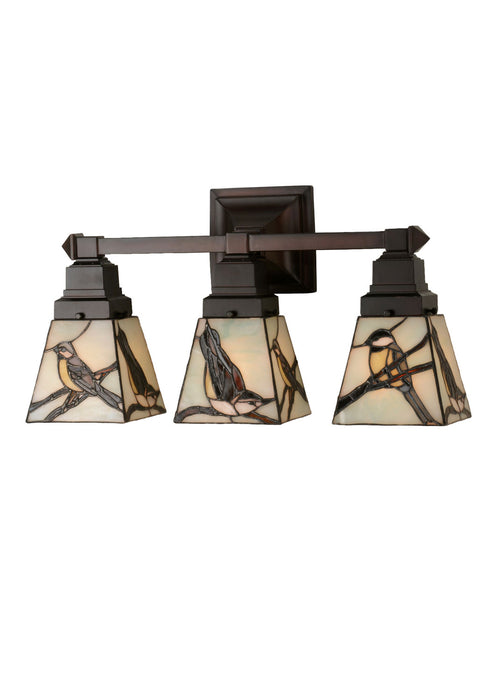 Meyda Tiffany 98392 Three Light Vanity, Antique
