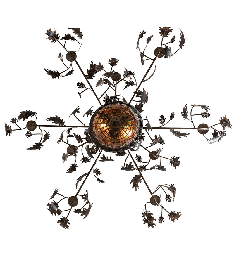 Meyda Tiffany 98524 14 Light Chandelier, Antique Copper