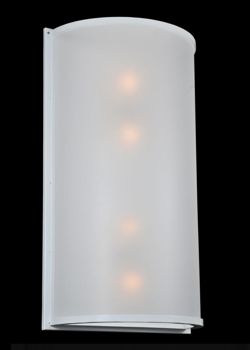 Meyda Tiffany 98864 Four Light Wall Sconce, White
