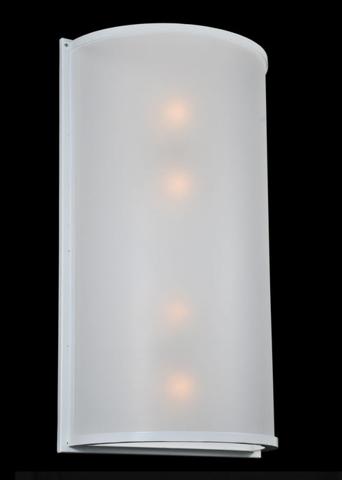 Meyda Tiffany 98864 Four Light Wall Sconce, White