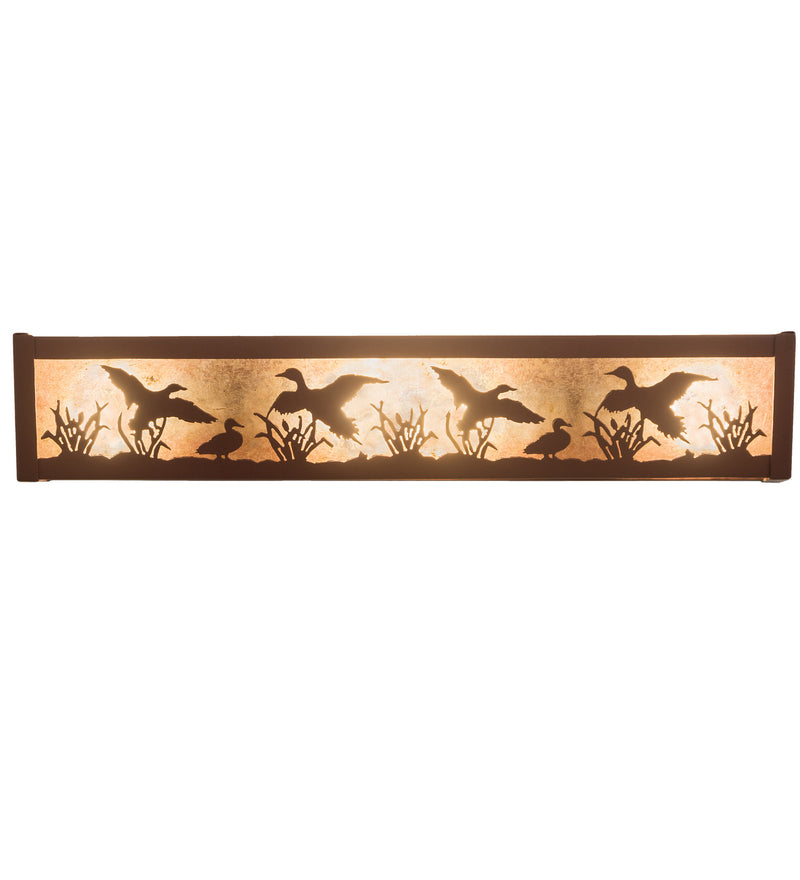 Meyda Tiffany 99069 Four Light Vanity, Rust