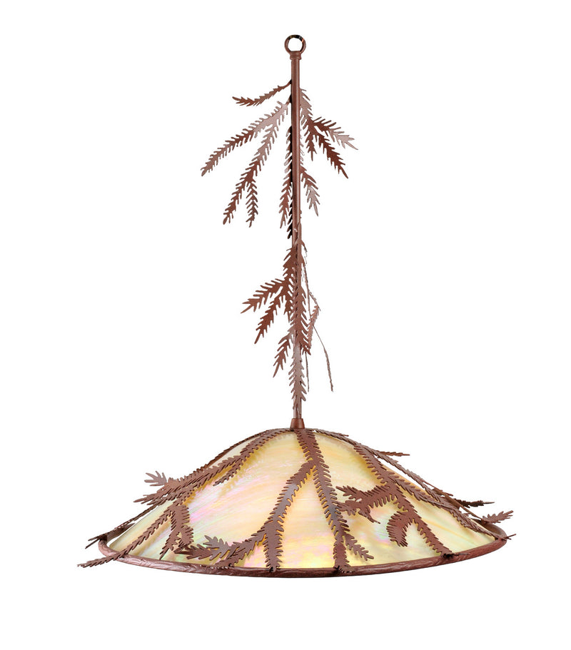 Meyda Tiffany 99171 Three Light Pendant, Rust