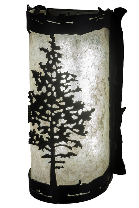 Meyda Tiffany 99174 LED Wall Sconce, Textured Black