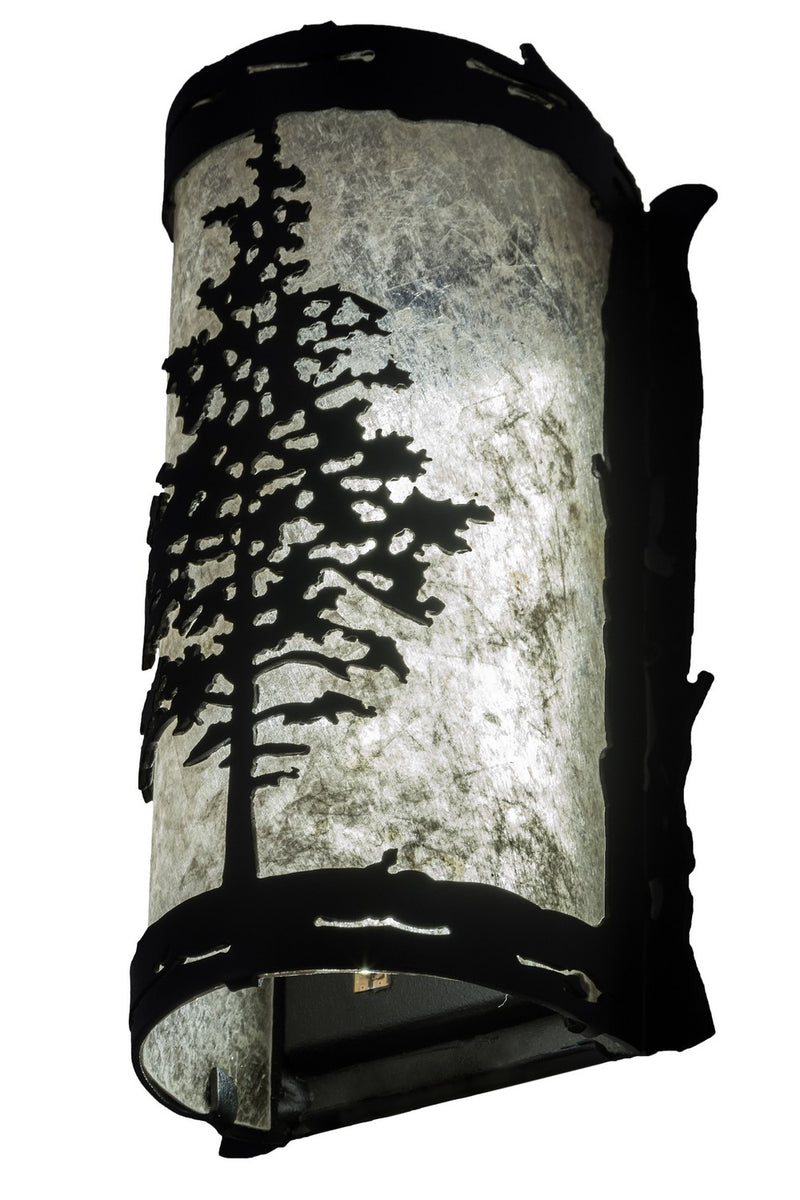 Meyda Tiffany 99174 LED Wall Sconce, Textured Black