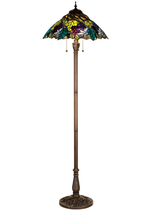 Meyda Tiffany 99339 Three Light Floor Lamp, Antique