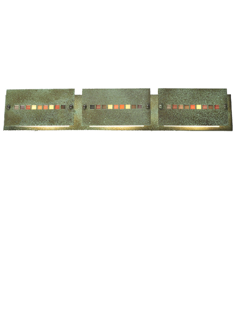 Meyda Tiffany 99390 Three Light Vanity, Tarnished Copper
