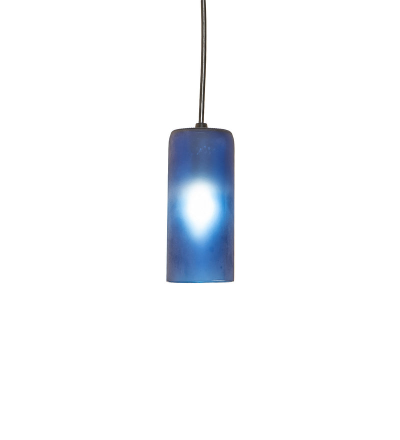Meyda Tiffany 99423 One Light Mini Pendant, Black Metal