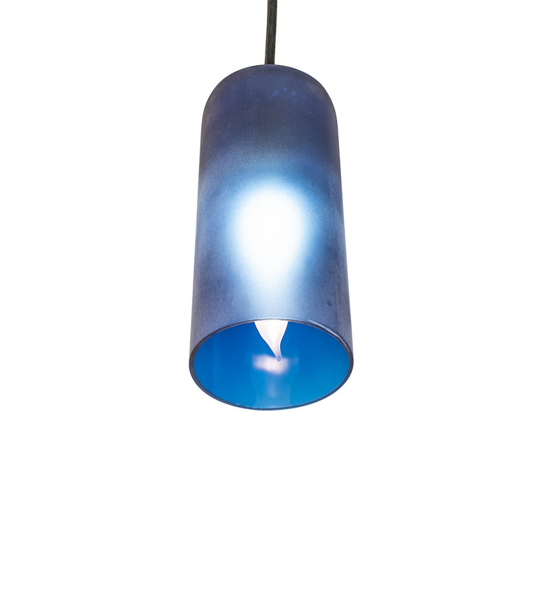Meyda Tiffany 99423 One Light Mini Pendant, Black Metal