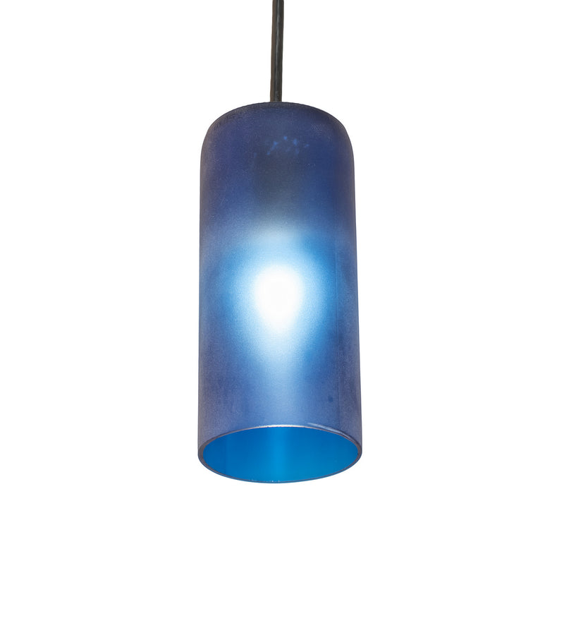 Meyda Tiffany 99423 One Light Mini Pendant, Black Metal