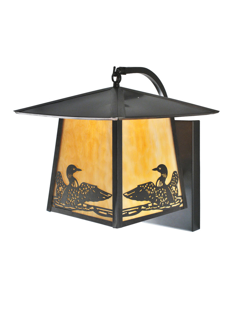 Meyda Tiffany 99457 One Light Wall Sconce, Antique,Craftsman Brown
