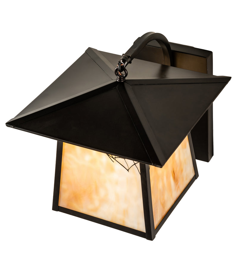 Meyda Tiffany 99459 One Light Wall Sconce, Craftsman Brown