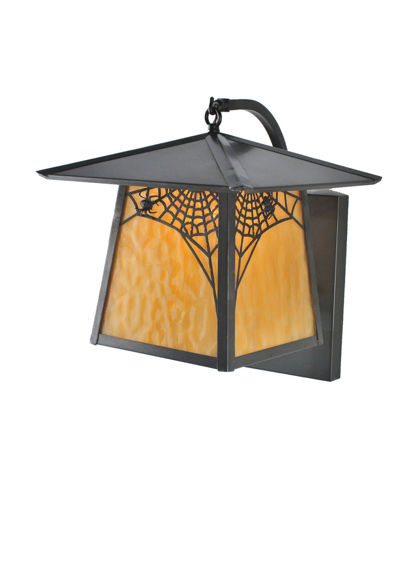 Meyda Tiffany 99459 One Light Wall Sconce, Craftsman Brown