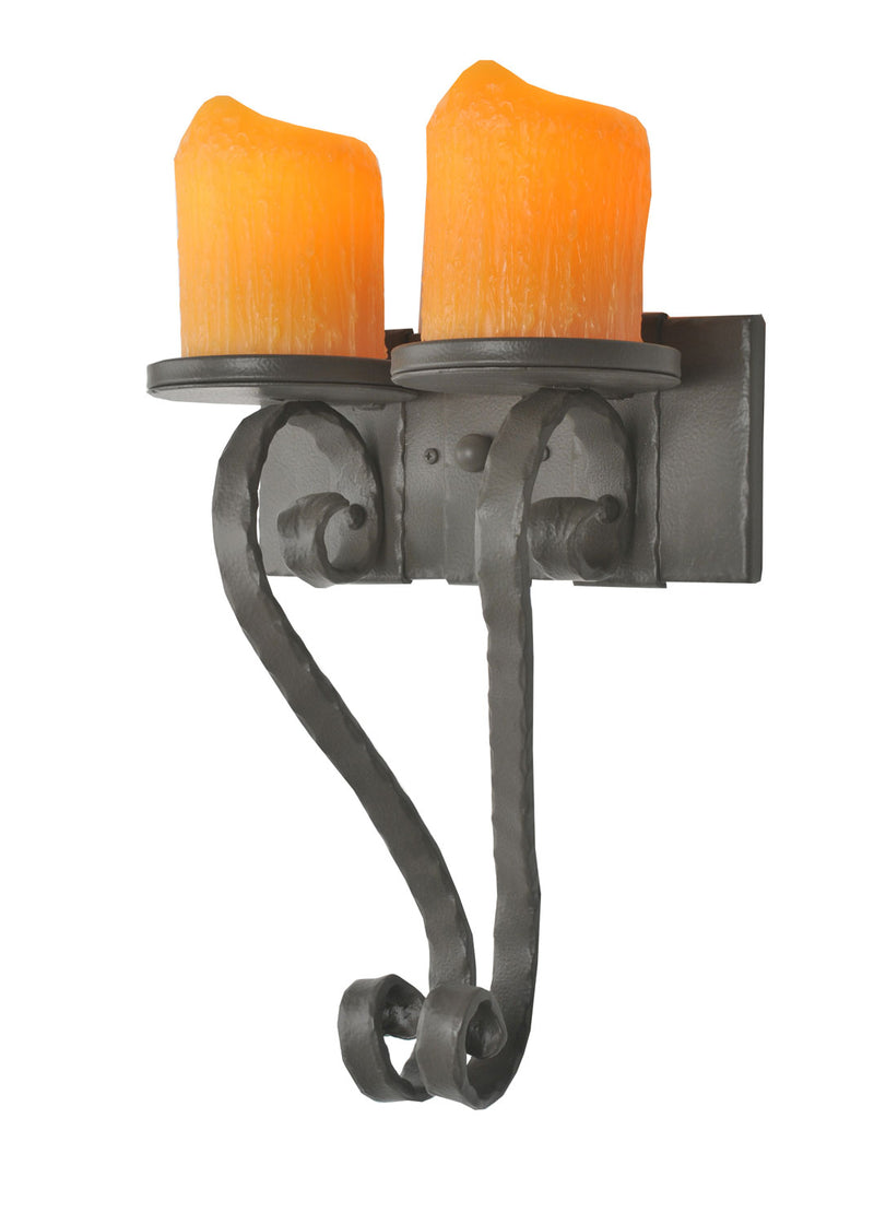 Meyda Tiffany 99467 Two Light Wall Sconce, Timeless Bronze