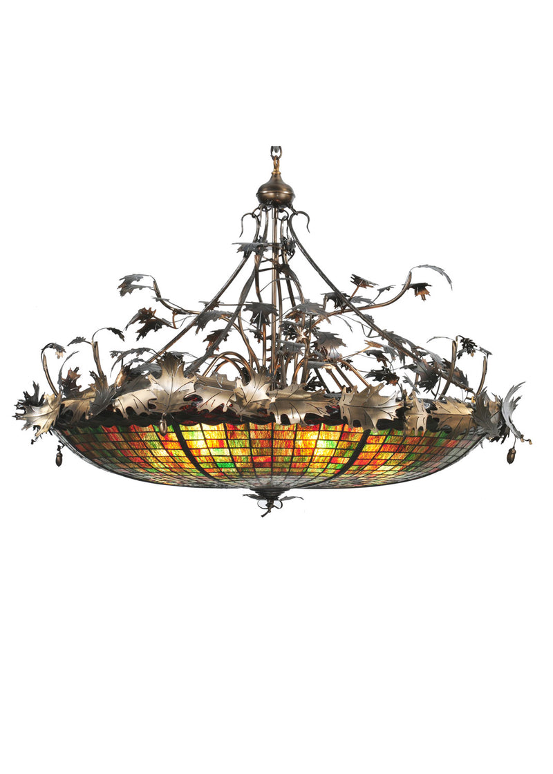 Meyda Tiffany 99572 Six Light Inverted Pendant, Antique Copper