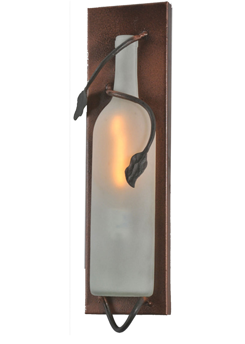 Meyda Tiffany 99640 One Light Wall Sconce, Black Metal,Oil Rubbed Bronze
