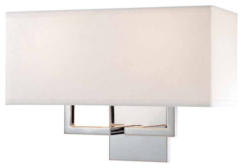 George Kovacs P472-077 Two Light Wall Sconce, Chrome