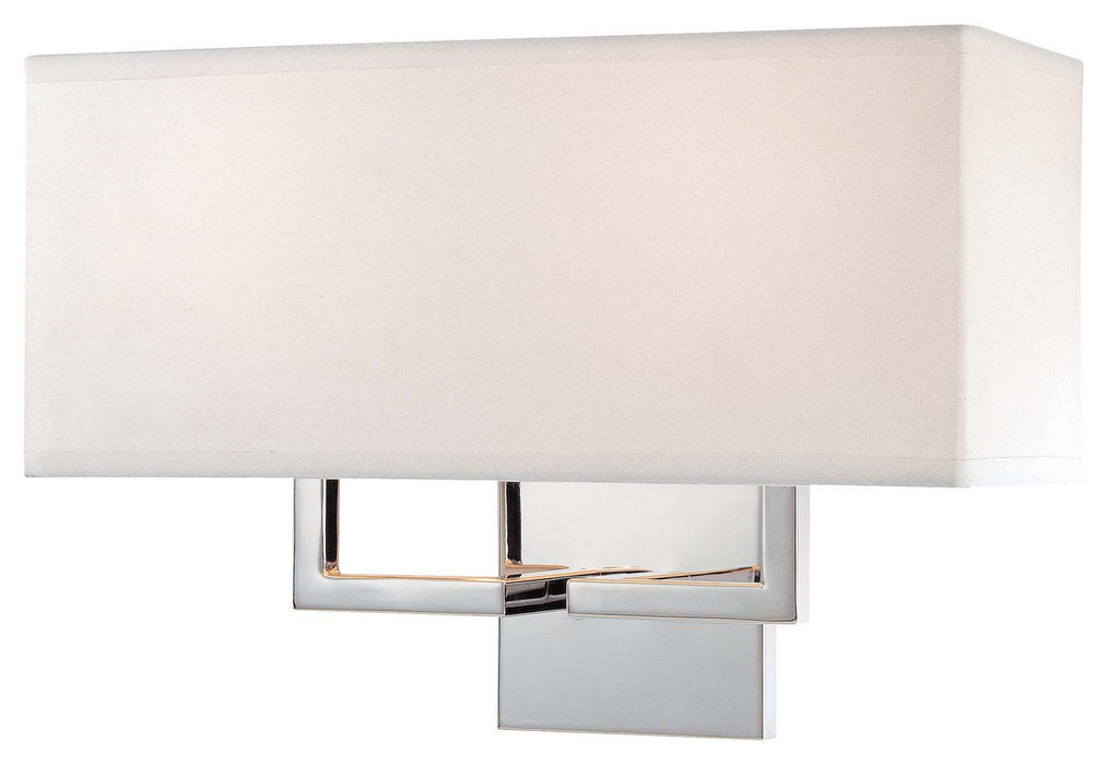 George Kovacs P472-077 Two Light Wall Sconce, Chrome