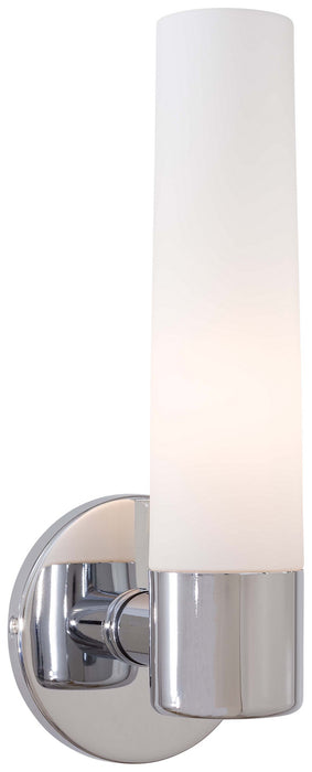 George Kovacs P5041-077 One Light Wall Sconce, Chrome
