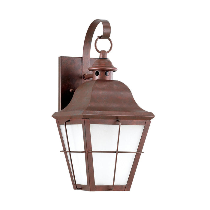 Generation Lighting 8462D-44 One Light Outdoor Wall Lantern, Weathered Copper