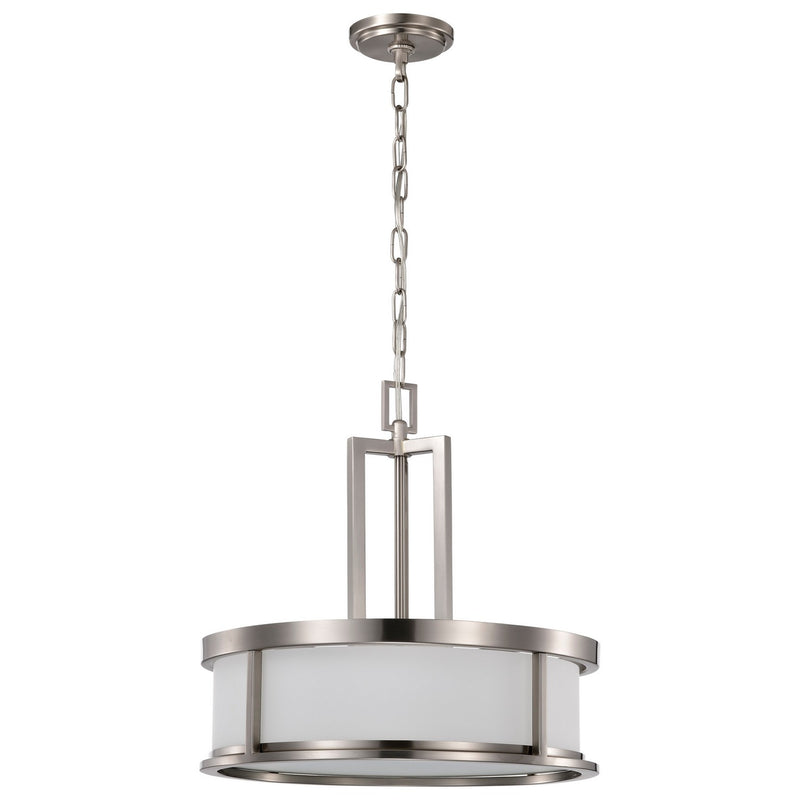 Nuvo Lighting 60-2857 Four Light Pendant, Brushed Nickel