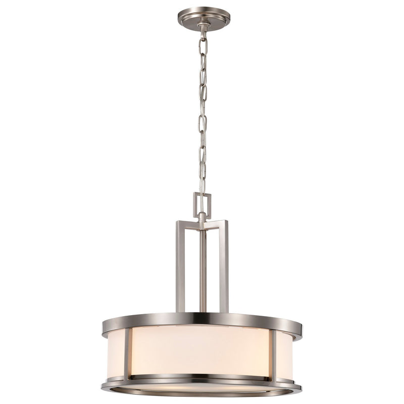 Nuvo Lighting 60-2857 Four Light Pendant, Brushed Nickel