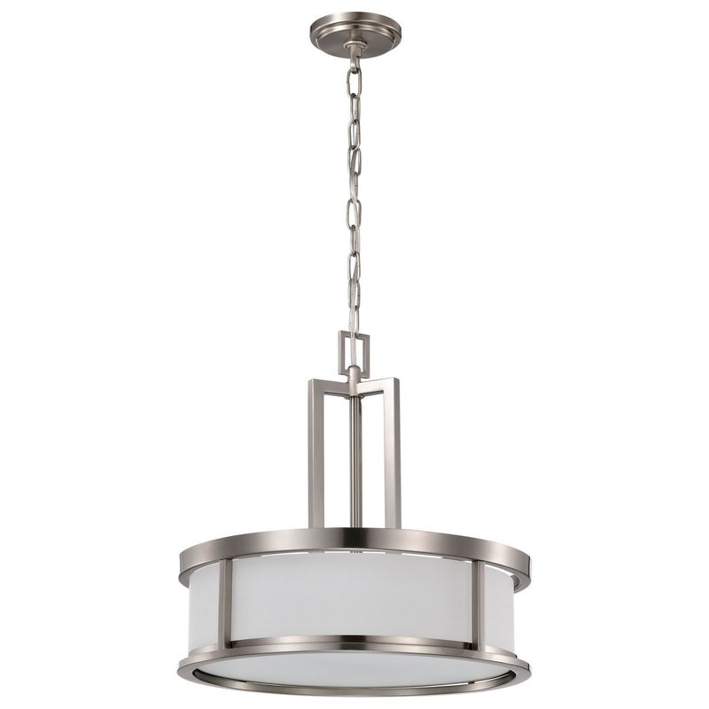 Nuvo Lighting 60-2857 Four Light Pendant, Brushed Nickel