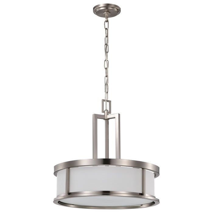 Nuvo Lighting 60-2857 Four Light Pendant, Brushed Nickel