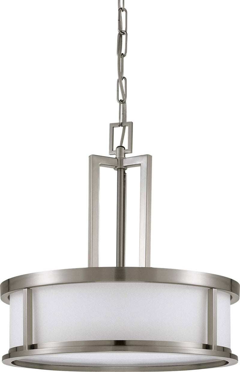 Nuvo Lighting 60-2857 Four Light Pendant, Brushed Nickel
