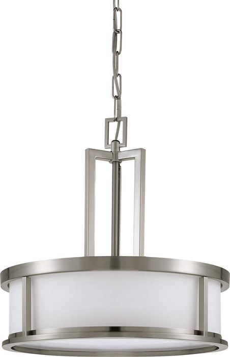 Nuvo Lighting 60-2857 Four Light Pendant, Brushed Nickel