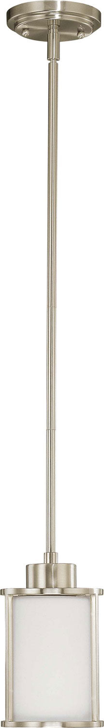 Nuvo Lighting 60-2866 One Light Mini Pendant, Brushed Nickel