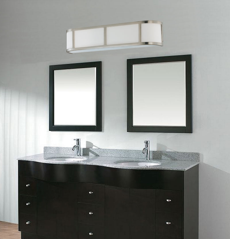 Nuvo Lighting 60-2873 Three Light Wall Sconce, Brushed Nickel
