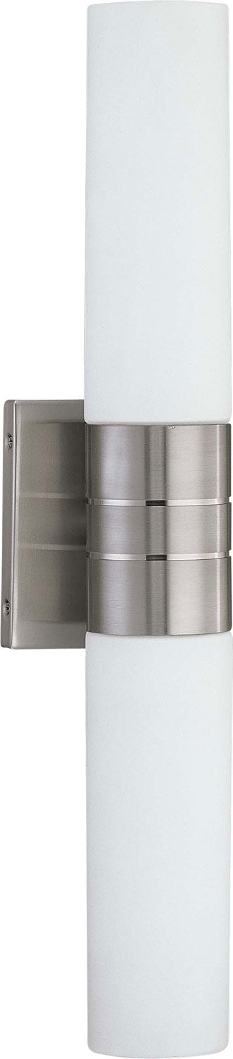 Nuvo Lighting 60-2936 Two Light Wall Sconce, Brushed Nickel