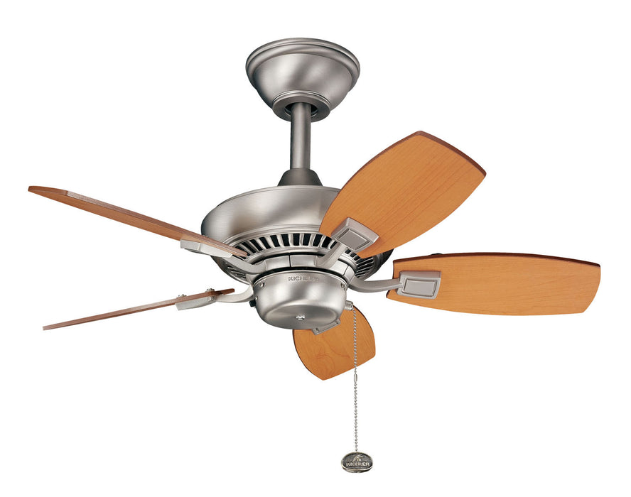 Kichler 300103NI 30" Ceiling Fan, Brushed Nickel