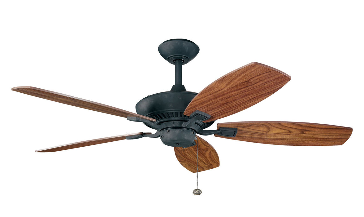 Kichler 300117DBK 52" Ceiling Fan, Distressed Black