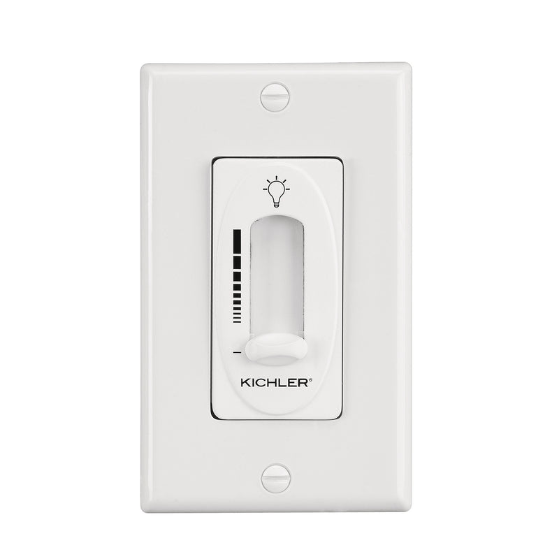 Kichler 337011WH Fan Light Dimmer Control, White