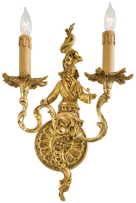 Metropolitan N950397 Two Light Wall Sconce, Sunset Gold