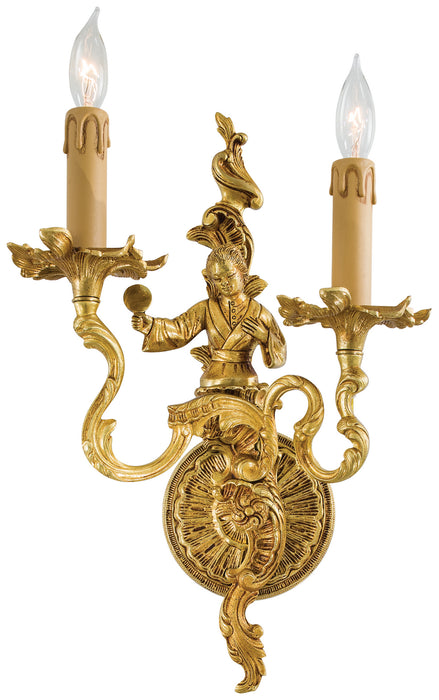 Metropolitan N950398 Two Light Wall Sconce, Sunset Gold