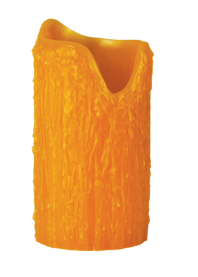 Meyda Tiffany 101107 Candle Cover, Honey Amber