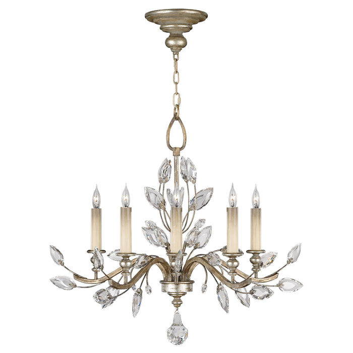 Fine Art 753040ST Five Light Chandelier, Silver